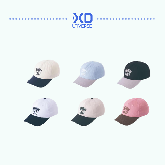 [PREORDER] HENRY [ENJOY THE SHOW] WORLD TOUR OFFICIAL MD - Color-Block Baseball Cap