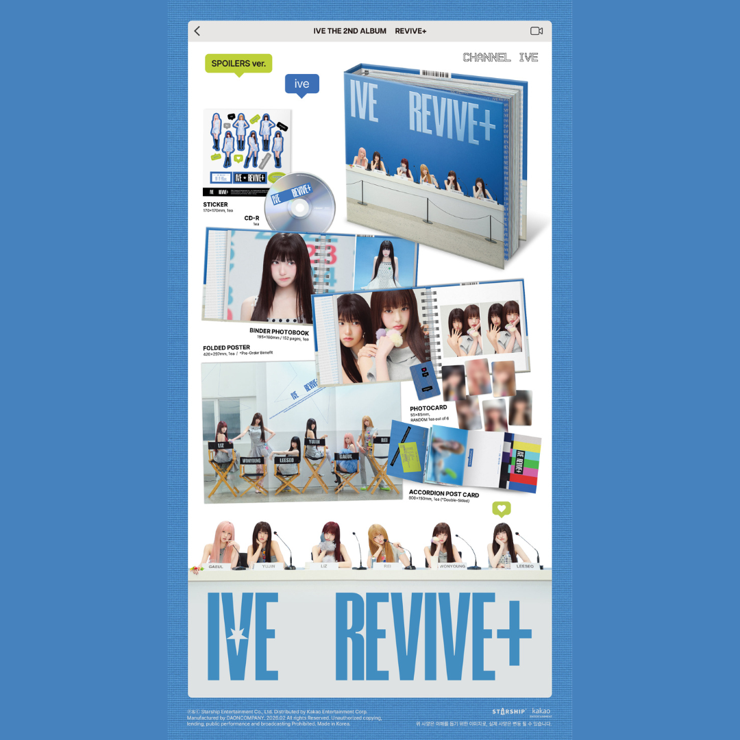 [POB] IVE THE 2ND ALBUM REVIVE+ (SPOILERS ver.)