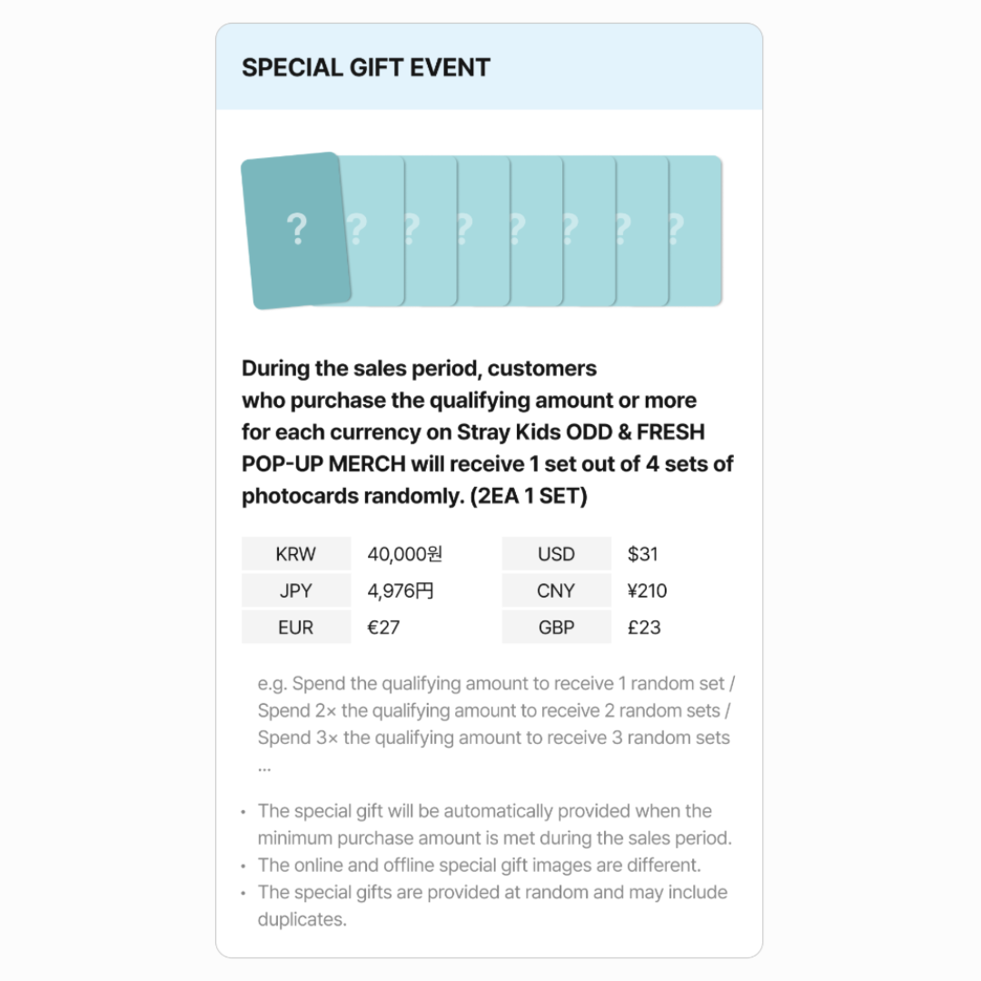 [PREORDER] STRAY KIDS ODD&FRESH POP-UP MERCH - SKZOO & TASY CAKE POUCH