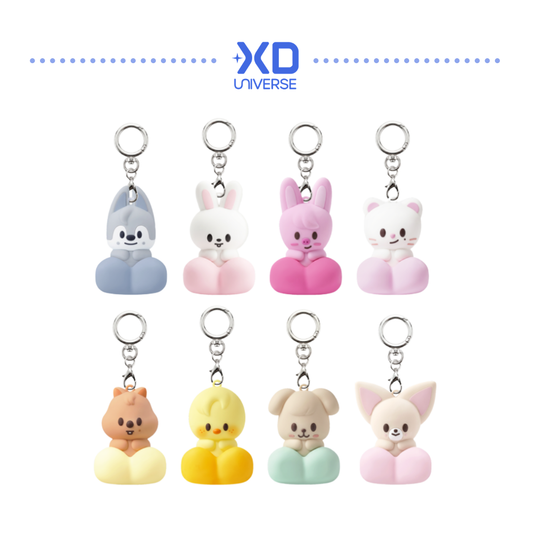 [PREORDER DEADLINE 3/8] Stray Kids World Tour <RUN IT SEOUL> Official Merch - SKZOO SECRET CLICKER KEYRING