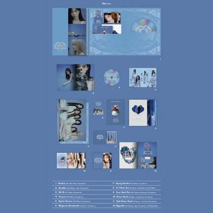 NMIXX BLUE VALENTINE - PHOTOBOOK - BLUE / VALENTINE / CHAOS VER