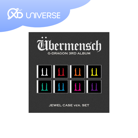 G-DRAGON - 3rd Album - UBERMENSCH - Jewel Case ver