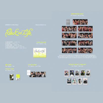 &TEAM - KR 1st Mini Album 'Back to Life’ Photocard Box (Weverse Albums ver.)
