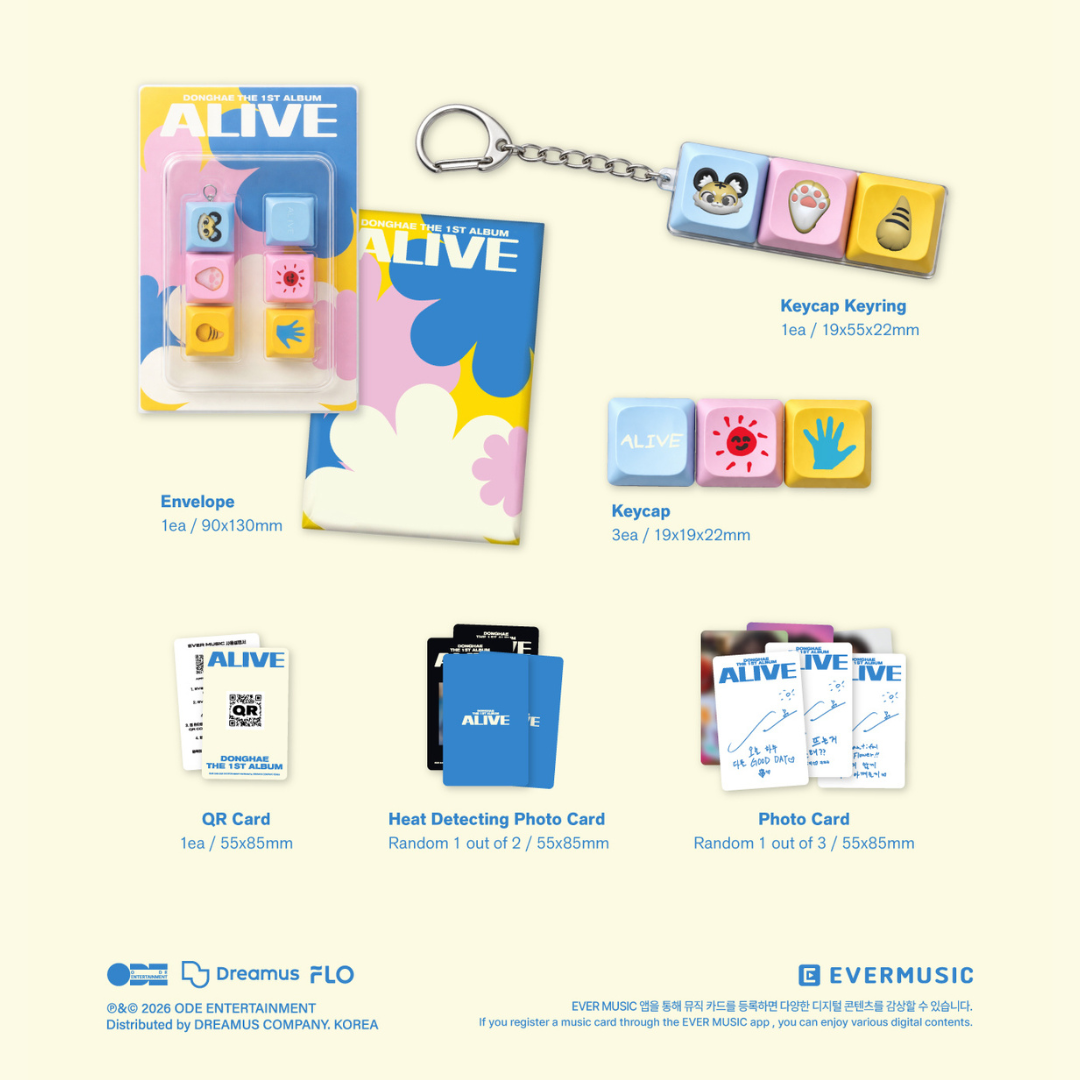 DONGHAE The 1st Album [ALIVE] - KEYCAP Ver.