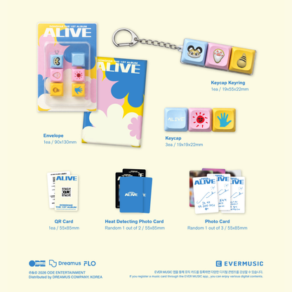 DONGHAE The 1st Album [ALIVE] - KEYCAP Ver.