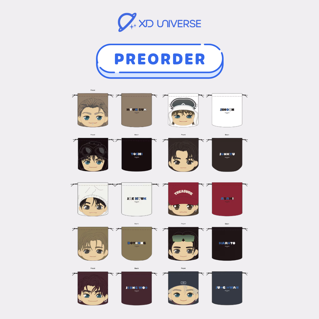 [PREORDER] "TREASURE×HAPIDANBUI" collaboration vol.3 GOODS - Face Pouch