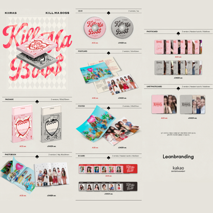 KIIRAS - 1st Mini Album [KILL MA BO$$] (JOKER Ver.)