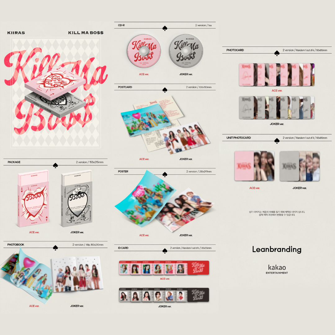 KIIRAS - 1st Mini Album [KILL MA BO$$] (ACE Ver.)
