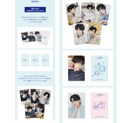TOMORROW X TOGETHER [TXT SUMMER TOGETHER] PHOTO CARD TRADING CARD