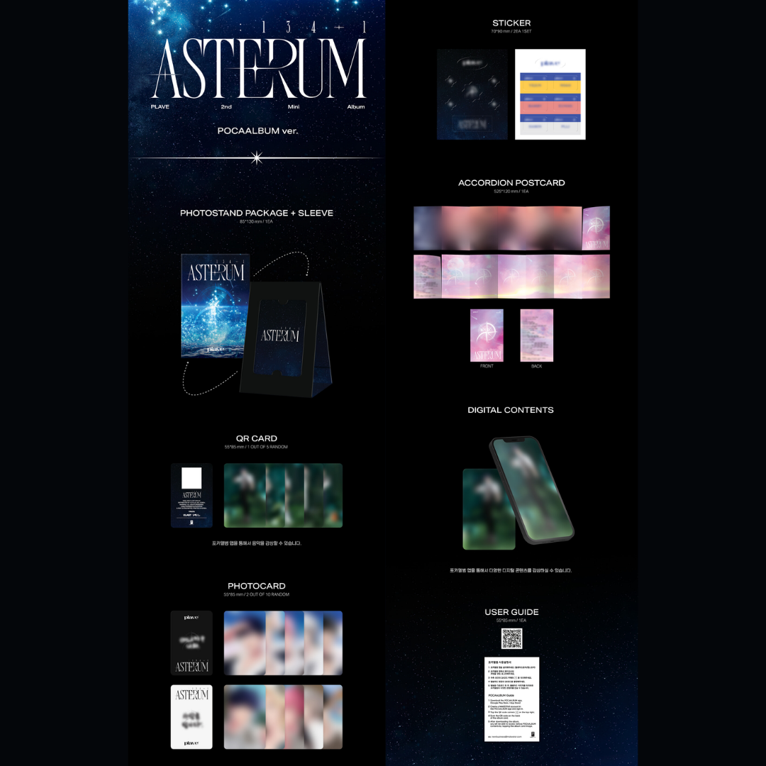 PLAVE - 2ND MINI ALBUM - ASTERUM : 134-1 - POCAALBUM VER