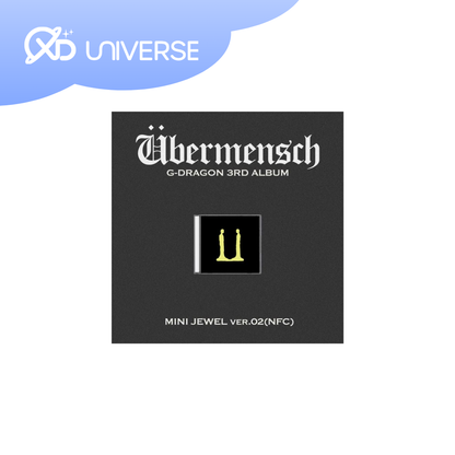 G-DRAGON - 3rd Album - UBERMENSCH - Mini Jewel Case ver