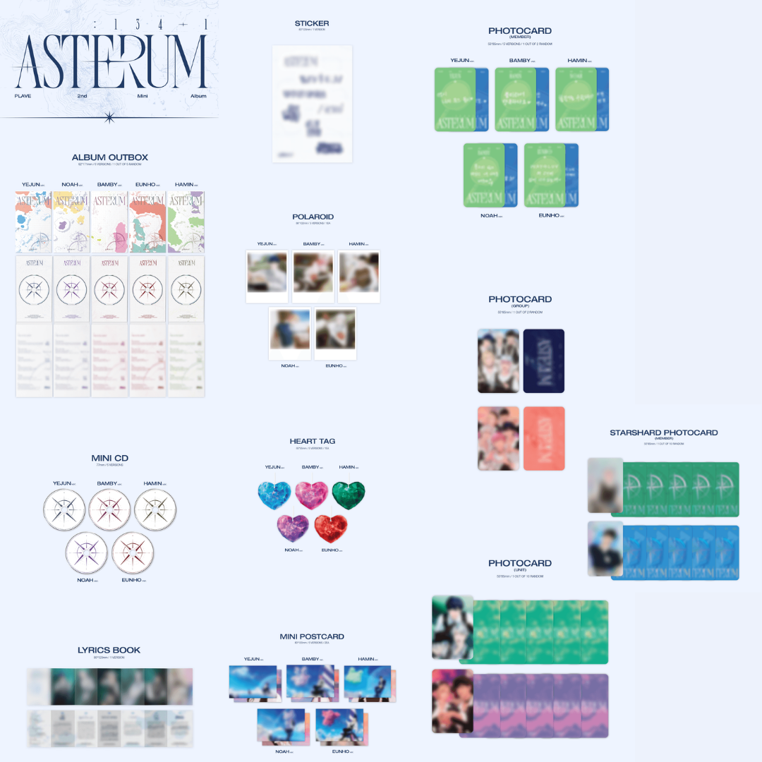 PLAVE - 2ND MINI ALBUM - ASTERUM : 134-1 - MINI CD VER