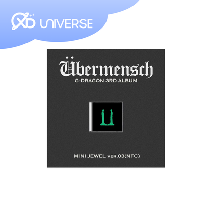 G-DRAGON - 3rd Album - UBERMENSCH - Mini Jewel Case ver