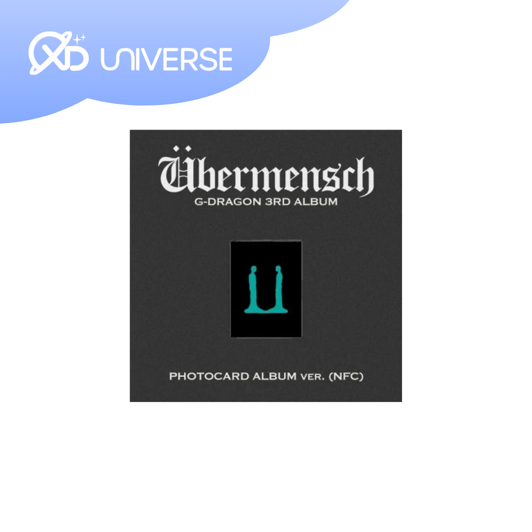 G-DRAGON - 3rd Album - UBERMENSCH - Photocard Album ver (NFC)
