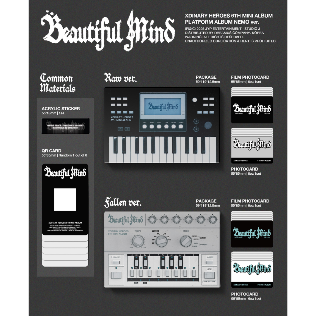 Xdinary Heroes 6th Mini Album [Beautiful Mind] (Platform Album Nemo Ver.)