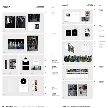 ZEROBASEONE The 6th Mini Album [Ascend-] - Photobook ver.
