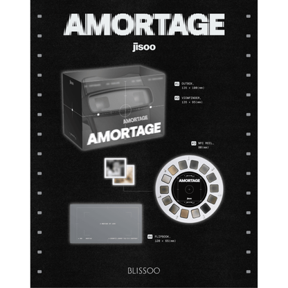 JISOO 1st Mini Album AMORTAGE - REELS VER