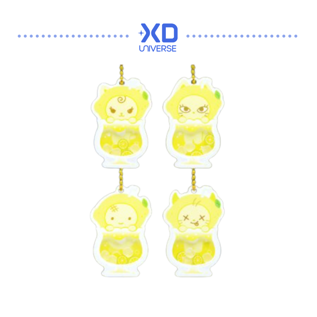 [PREORDER DEADLINE 12/6] aespa WEEK - MAKE IT LEMONADE @ SEOUL OFFICIAL MERCHANDISE - RANDOM MINI ACRYLIC SHAKER KEYRING