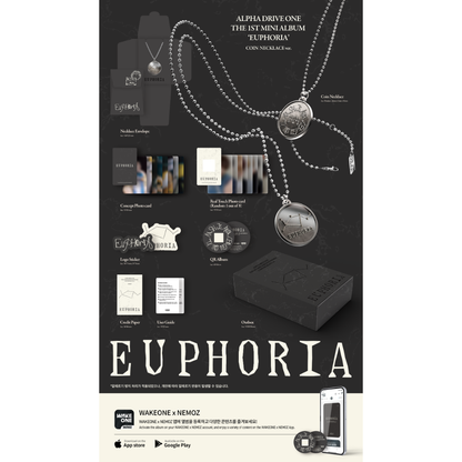 ALPHA DRIVE ONE - 1st Mini Album [EUPHORIA] (COIN NECKLACE Ver.) (LIMITED EDITION)