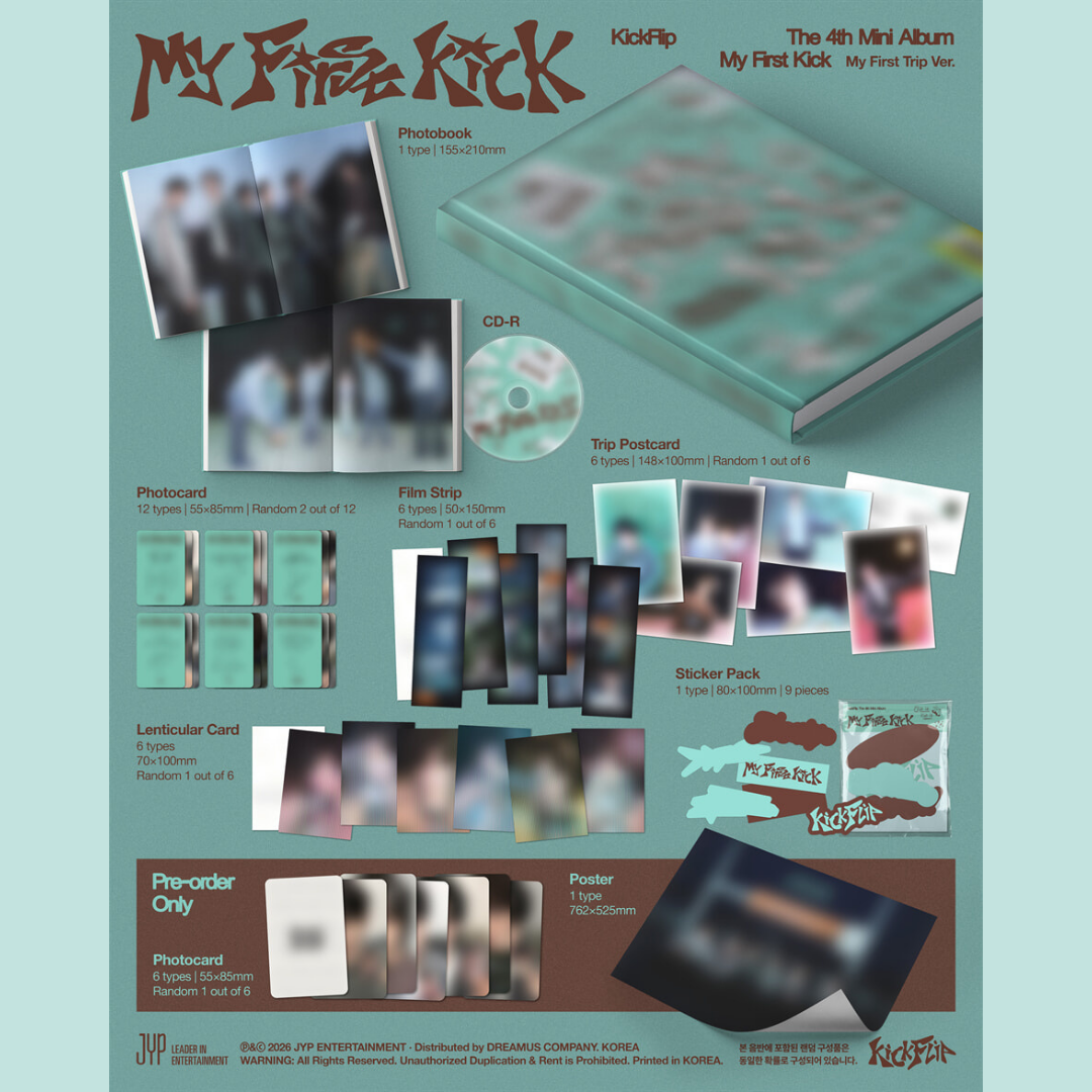 KickFlip The 4th Mini Album 'My First Kick' - My First Trip Ver.