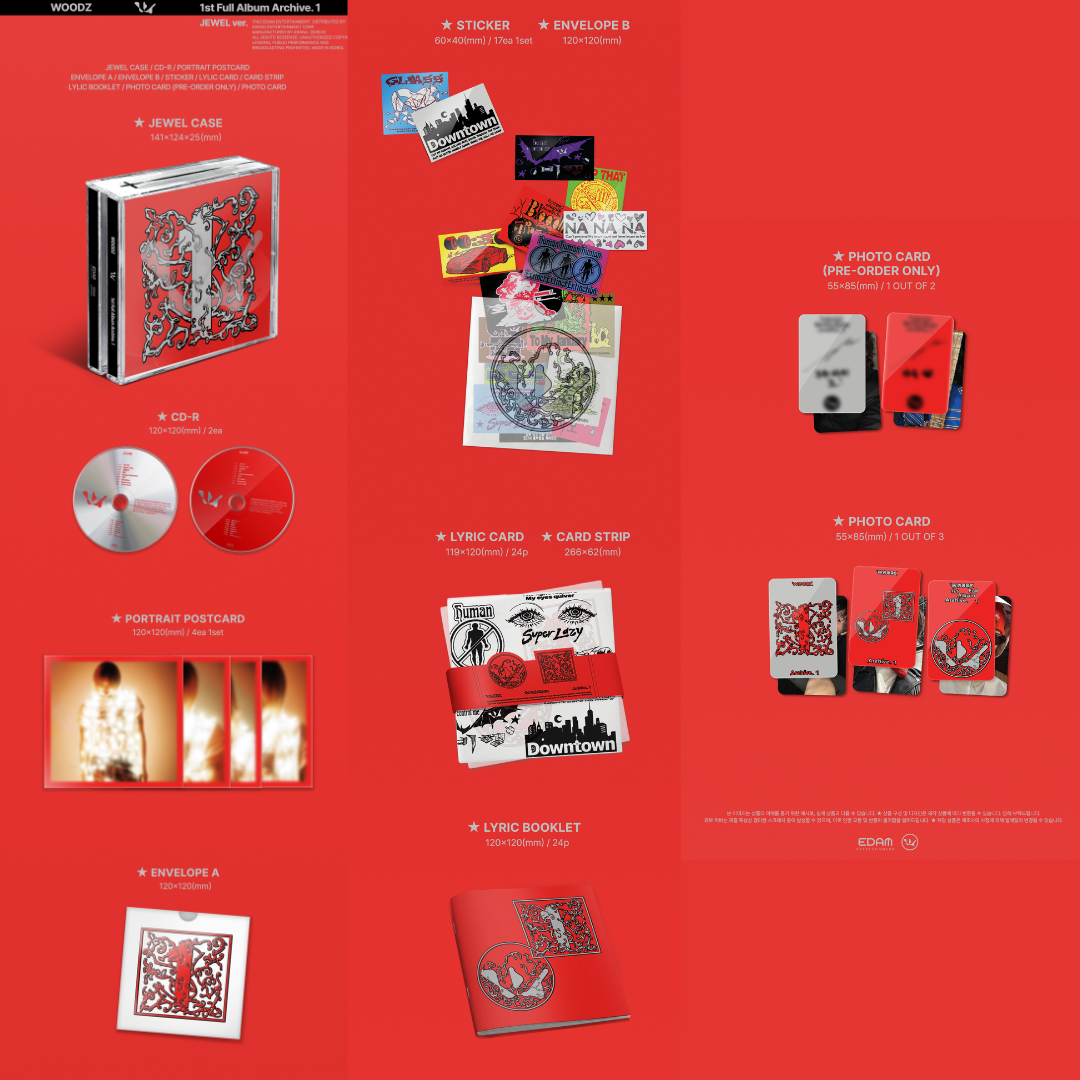 WOODZ 1st Full Album [Archive. 1] - Jewel Ver.