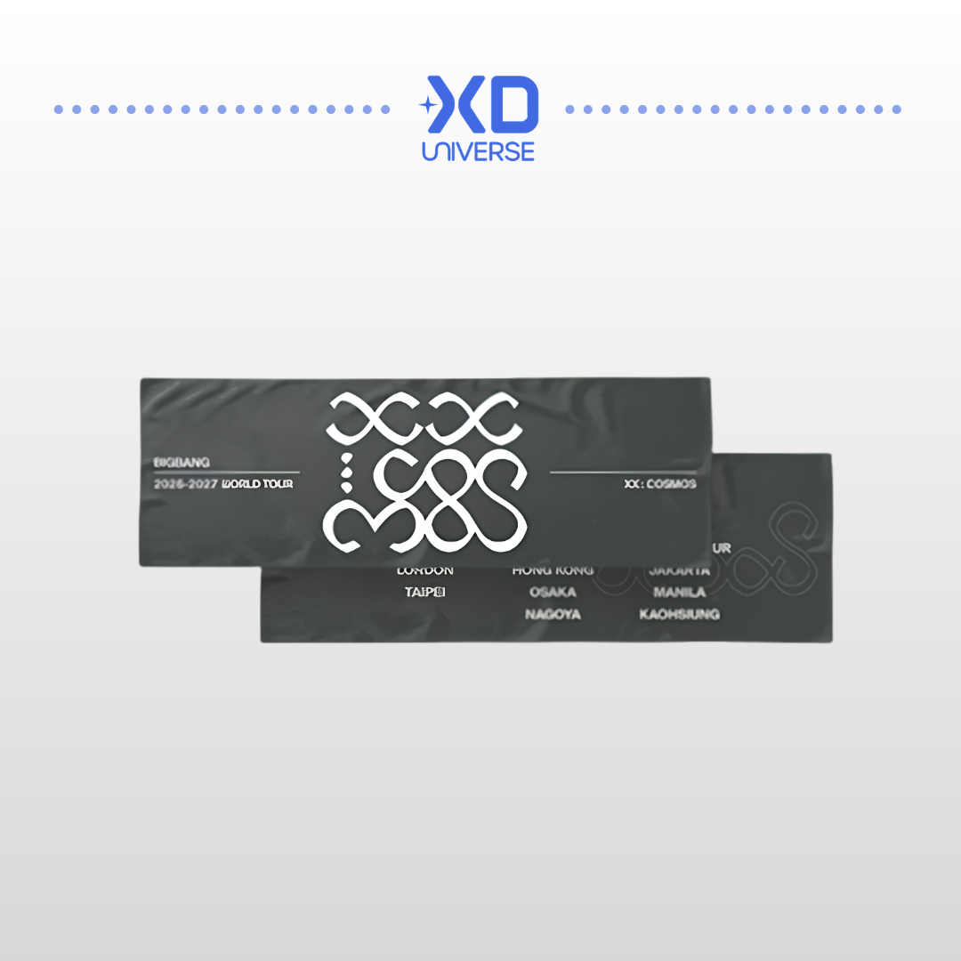[PREORDER] BIGBANG 2026-2027 WORLD TOUR < XX : COSMOS > OFFICIAL MERCH - Tour Slogan Towel