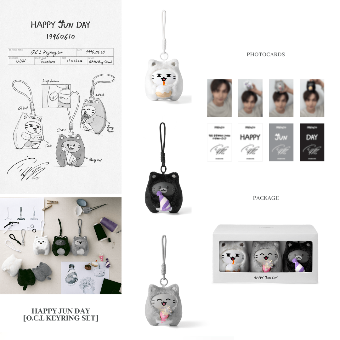 [PREORDER] HAPPY JUN DAY BIRTHDAY MERCH ver.5 [O.C.L KEYRING SET]
