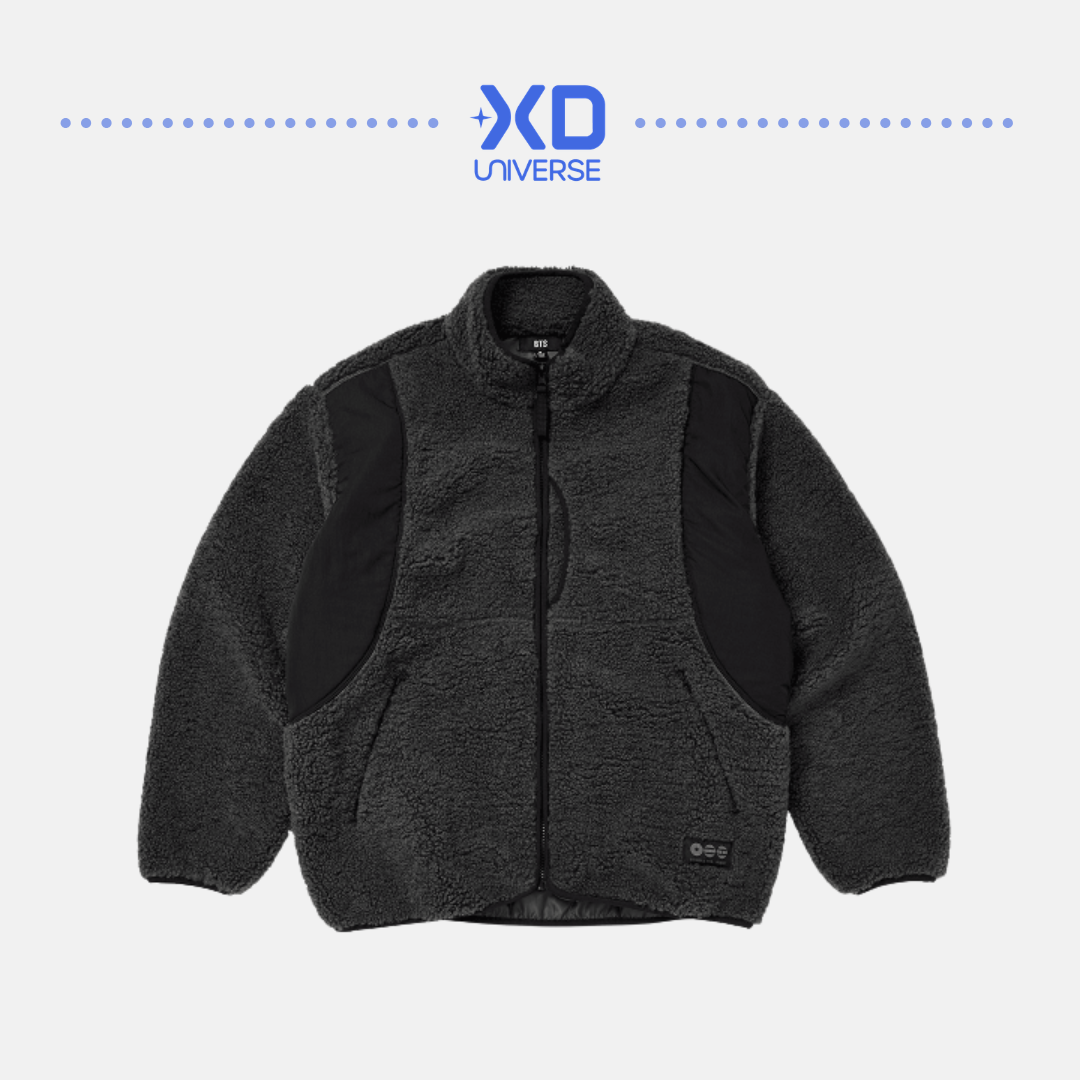 [PREORDER] BTS WORLD TOUR ‘ARIRANG’ 2nd Drop Official Merch - Fleece Jacket (Charcoal)