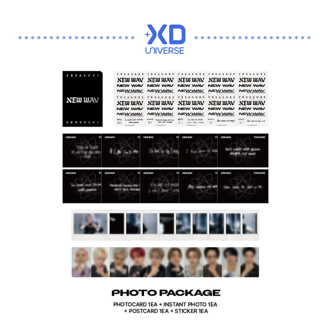 [PREORDER] TREASURE 4th MINI ALBUM [NEW WAV] OFFICIAL MERCH - PHOTO PACKAGE
