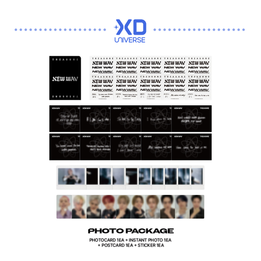 [PREORDER] TREASURE 4th MINI ALBUM [NEW WAV] OFFICIAL MERCH - PHOTO PACKAGE