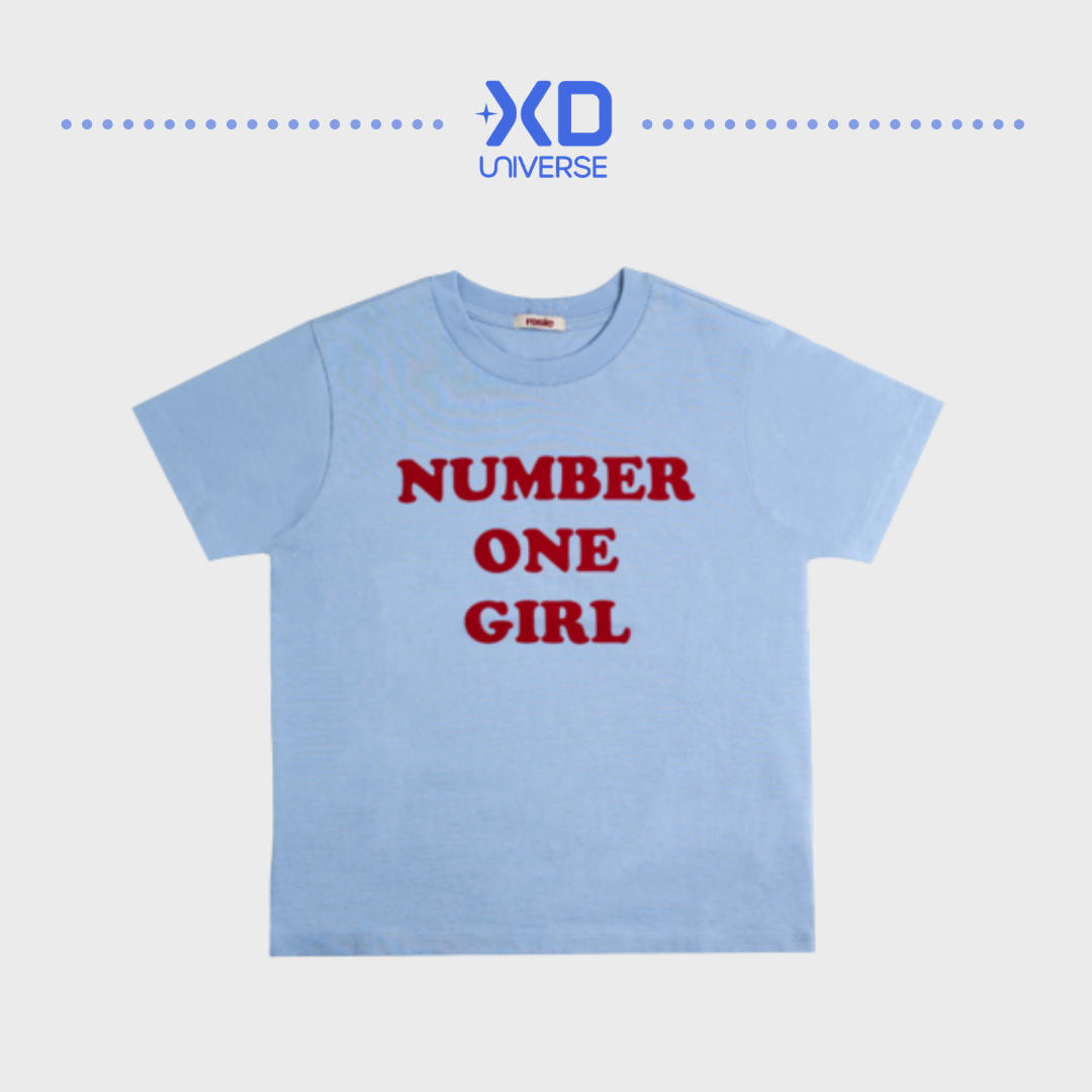 [PREORDER] ROSÉ ‘rosie’ OFFICIAL MERCH - NUMBER ONE GIRL BLUE T-SHIRT