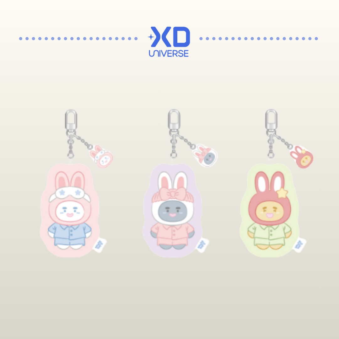 [PREORDER DEADLINE 21/8] ONEW OFFICIAL CHARACTER 'JJING-NYANG’  PAJAMA PARTY POP-UP STORE MERCH - CUSHION KEYRING