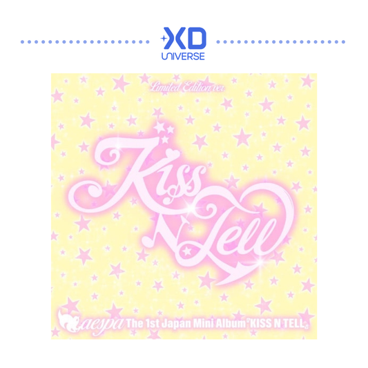 [PREORDER DEADLINE 20/7] aespa The 1st Japan Mini Album [KISS N TELL] - Limited Edition Ver.