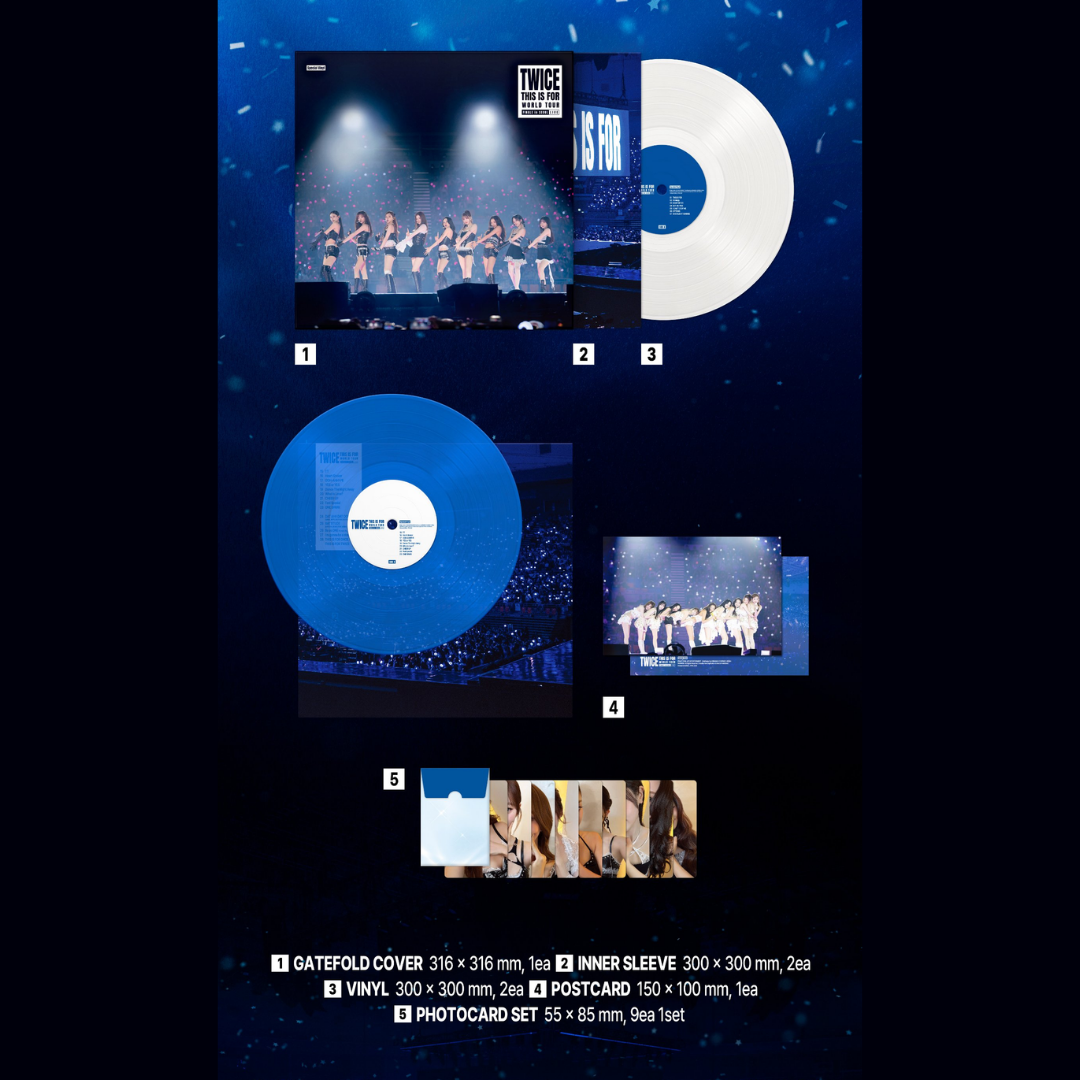 [PREORDER DEADLINE 13/10] TWICE <THIS IS FOR> WORLD TOUR FINALE in SEOUL - LIVE (Special LP Ver.)