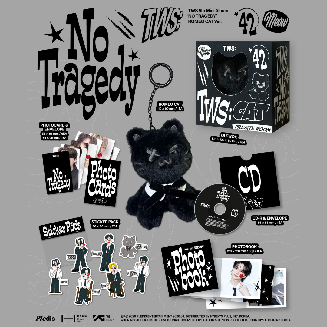 TWS 5TH MINI ALBUM ‘NO TRAGEDY’ - ROMEO CAT Ver.