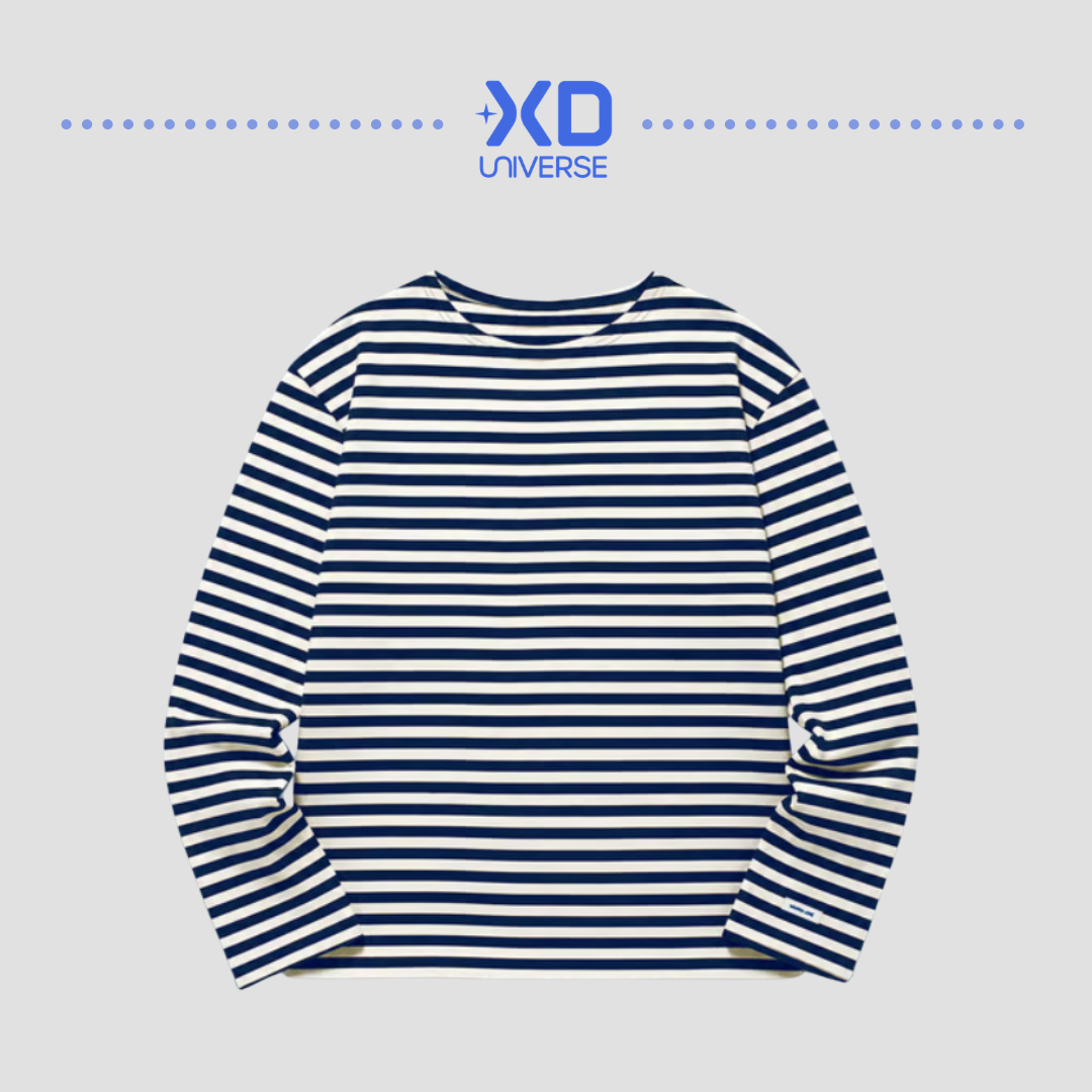 WANNA ONE GO : Back to Base OFFICIAL MD - STRIPE LONG SLEEVE