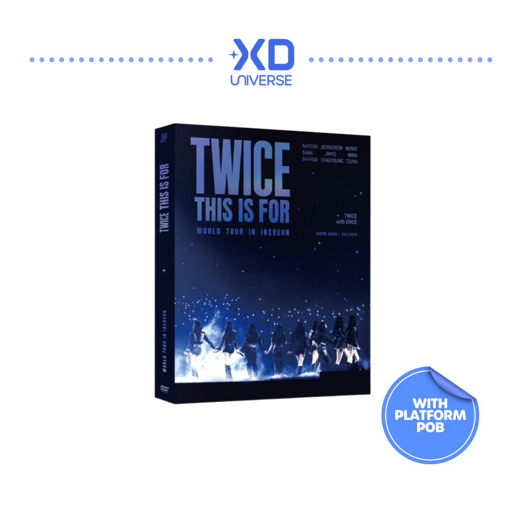 [PREORDER DEADLINE 10/7] TWICE <THIS IS FOR> WORLD TOUR IN INCHEON DVD