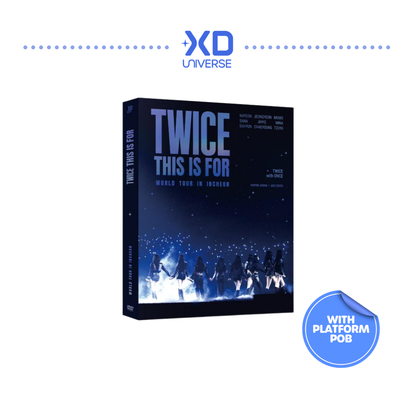 [PREORDER DEADLINE 10/7] TWICE <THIS IS FOR> WORLD TOUR IN INCHEON DVD