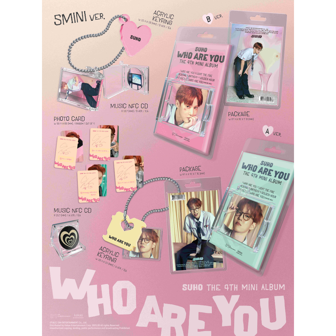 EXO SUHO 4th MINI ALBUM - SMINI VER (PINK / GREEN VER)