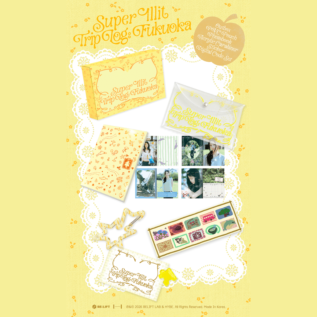 [PREORDER DEADLINE 11/9] ILLIT SUPER ILLIT TRIP LOG : FUKUOKA