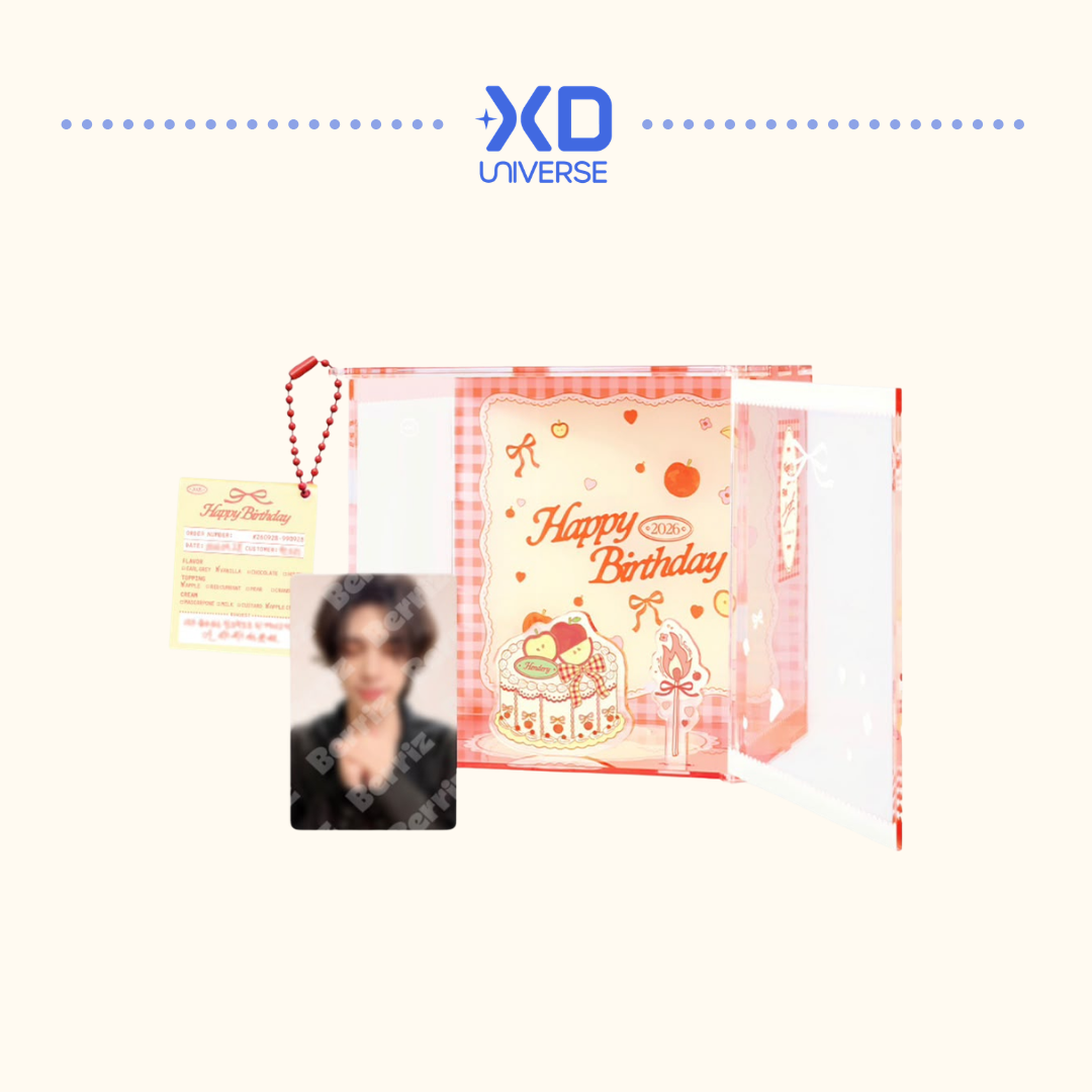 [PREORDER DEADLINE 28/9] WayV HENDERY ARTIST BIRTHDAY OFFICIAL MERCHANDISE - Acrylic Cake Box