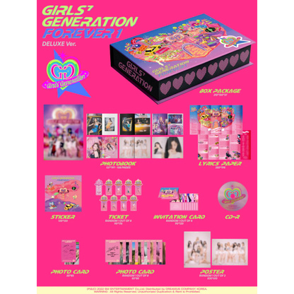 GIRL'S GENERATION 7th Full Album - FOREVER 1 - DELUXE VERSION