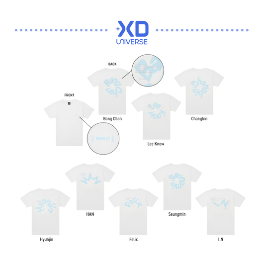 [PREORDER DEADLINE 22/10] Stray Kids World Tour <RUN IT JAPAN> Official Goods - T-Shirt