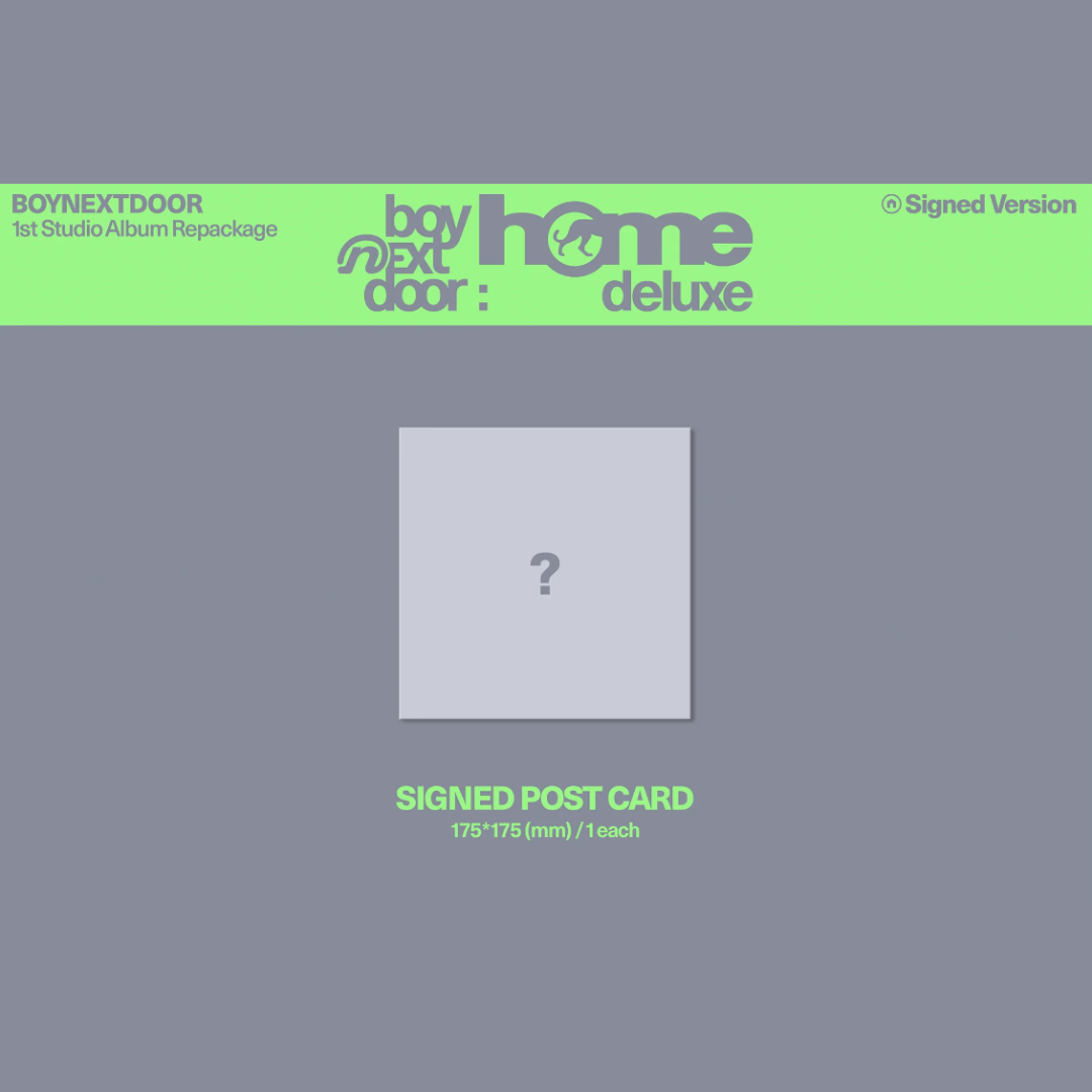[PREORDER] BOYNEXTDOOR 1st Studio Album Repackage [HOME: DELUXE] (SIGNED)