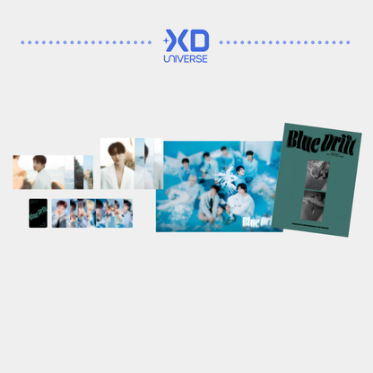 [PREORDER DEADLINE 9/10] ATEEZ 8th Anniversary Exhibition : BLUE DRIFT OFFICIAL MD - PHOTOBOOK Blue Drift