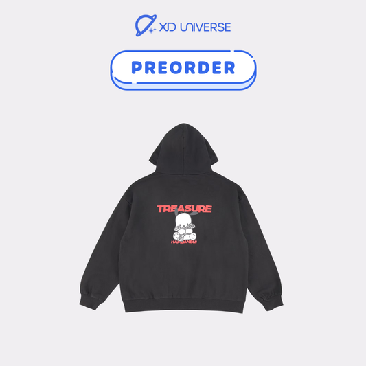 [PREORDER] "TREASURE×HAPIDANBUI" collaboration vol.3 GOODS - Zip-Up Hoodie (Pochacco)
