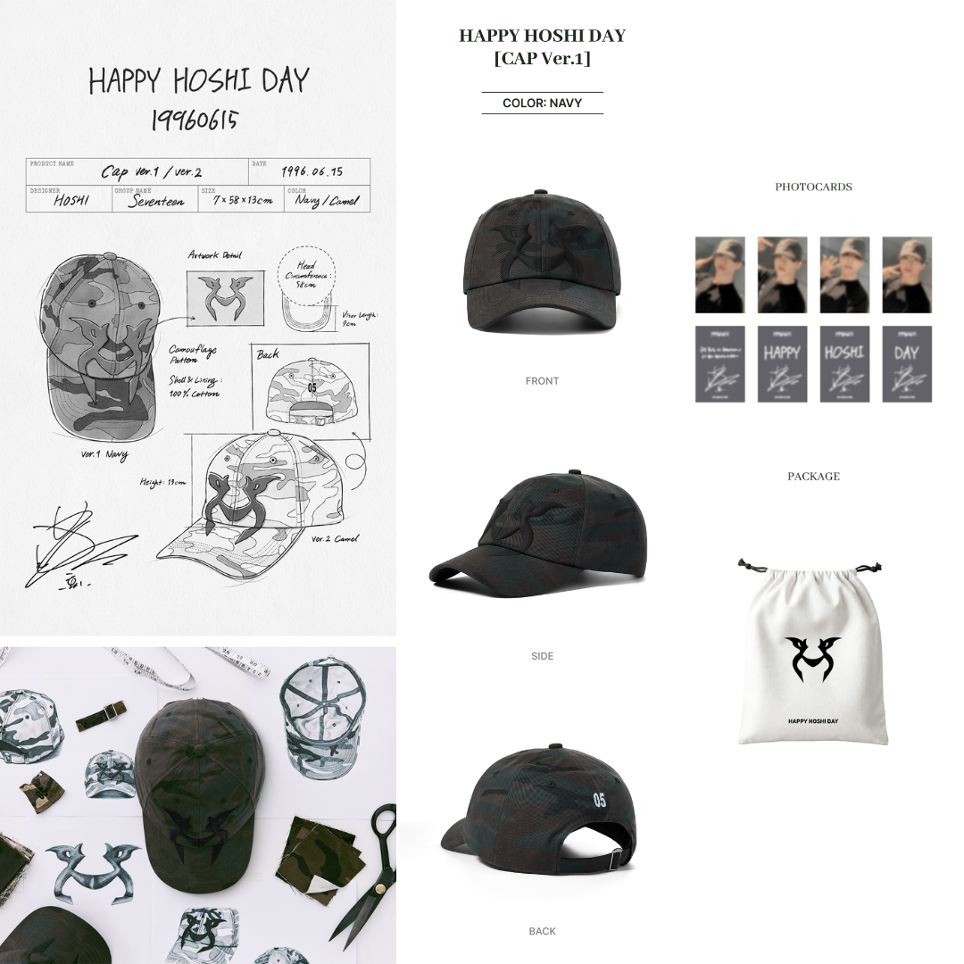 [PREORDER] HAPPY HOSHI DAY BIRTHDAY MERCH ver.5 [CAP Ver.1]