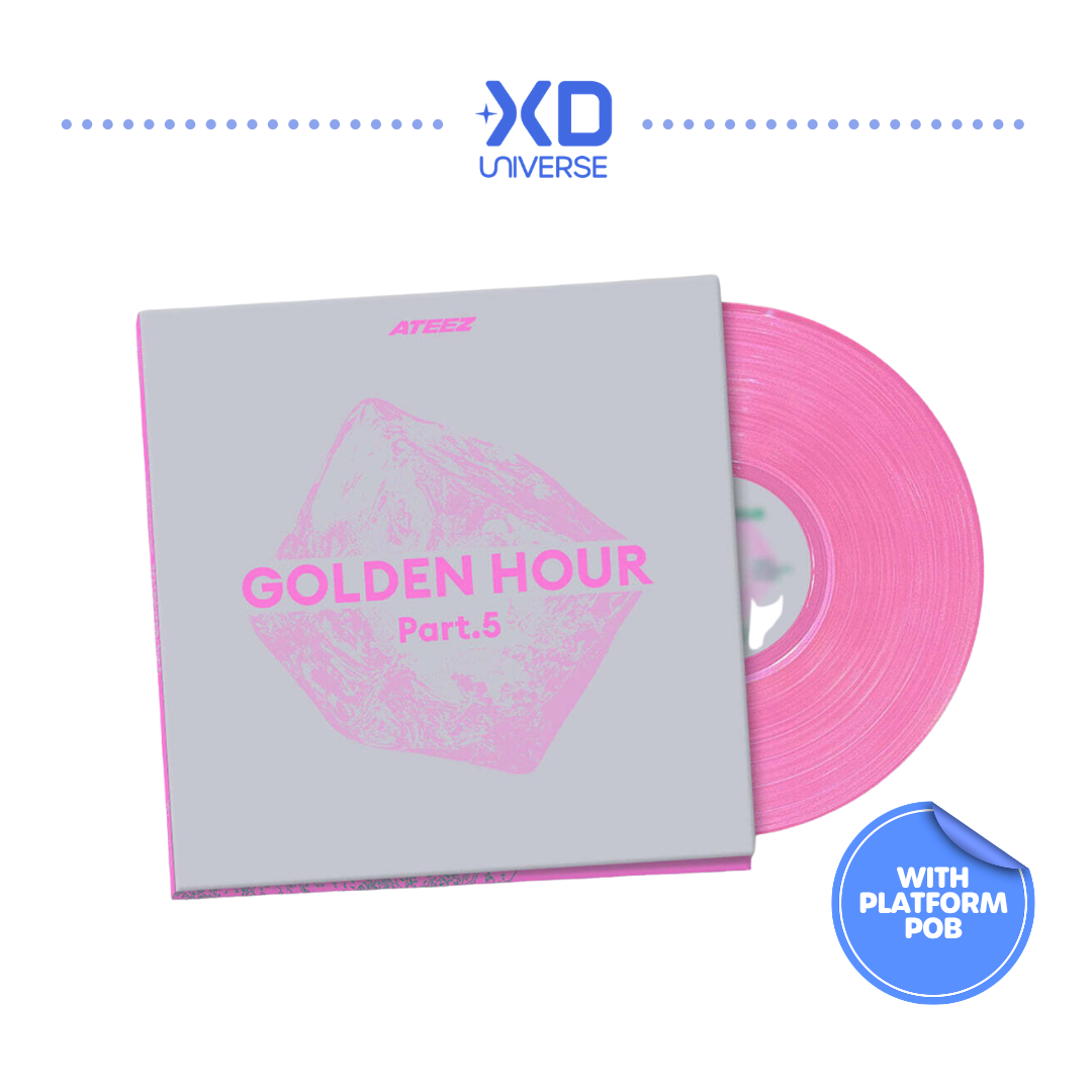 [PREORDER DEADLINE 27/6] ATEEZ 14TH MINI ALBUM [GOLDEN HOUR : Part.5] - Pink LP VER.