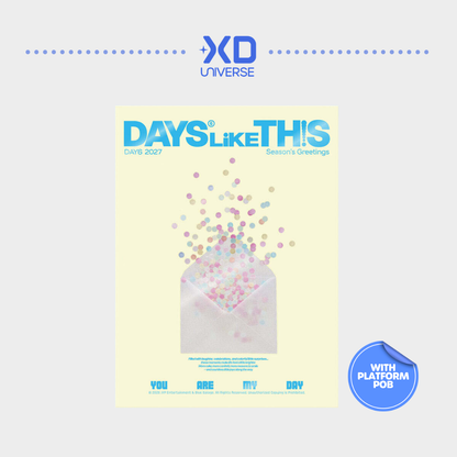 [PREORDER DEADLINE 12/10] DAY6 2027 Season's Greetings [DAYS LIKE THIS]