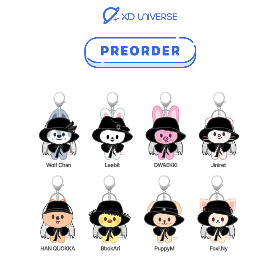 [PREORDER] Stray Kids "DO IT" POP-UP STORE OFFICIAL MERCH - SKZOO COSTUME MAGNET PLUSH KEYRING